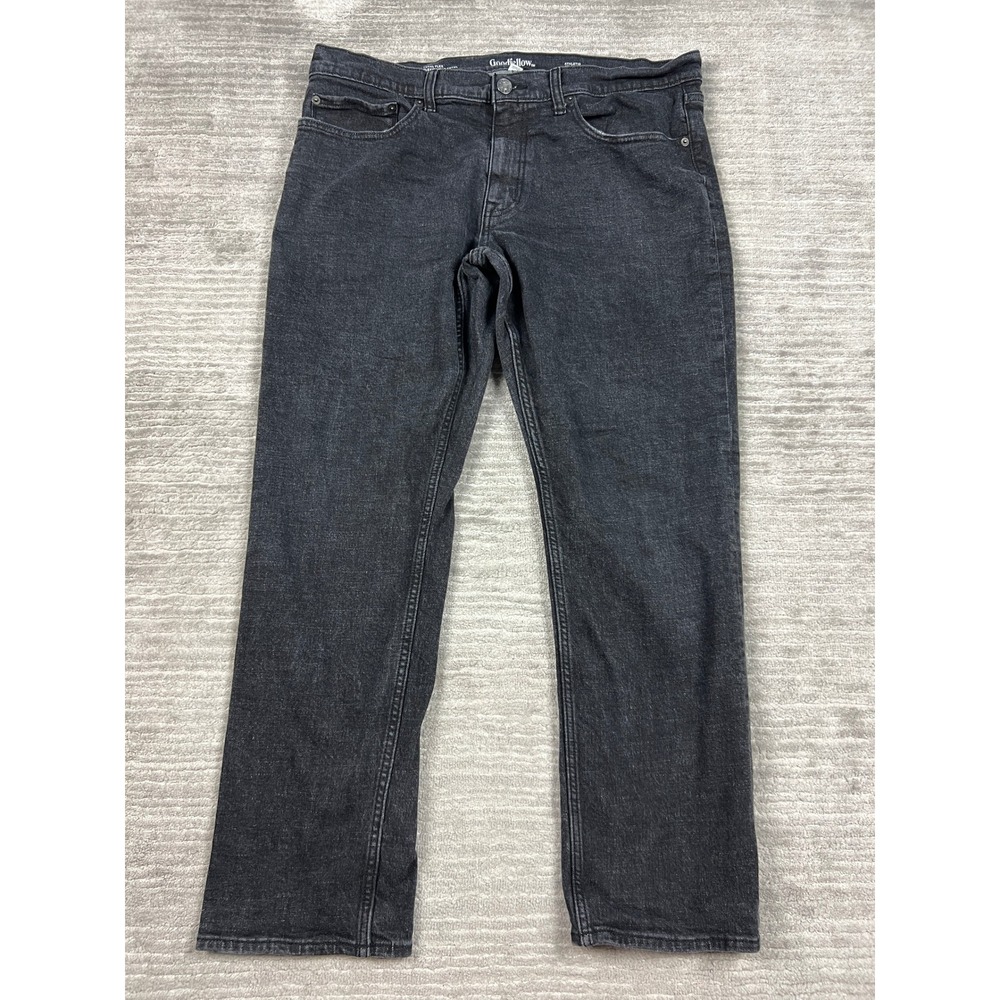 Goodfellow & Co Jeans Mens 36x30 Black Athletic Fit Total Flex Stretch Denim